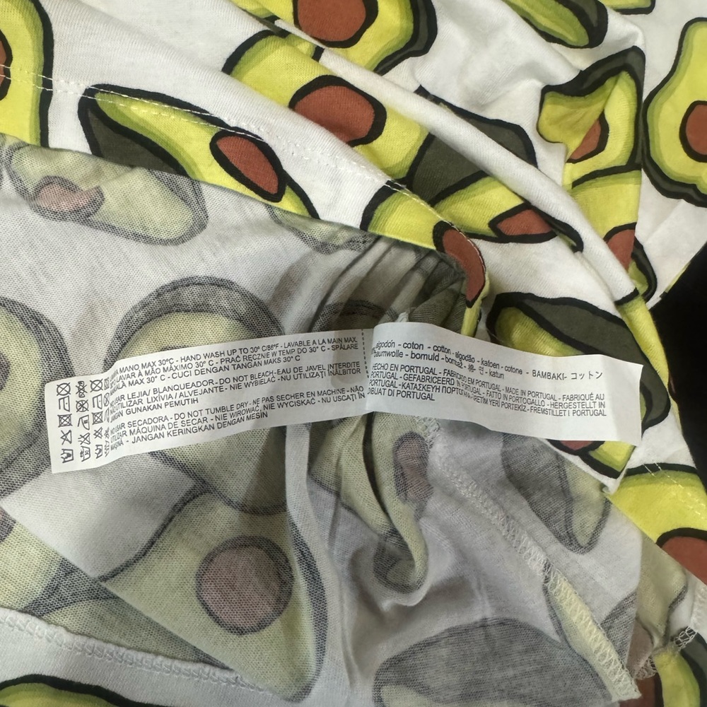 Zara Avocado Pattern Mini Dress - Green and White - Picture 6 of 6